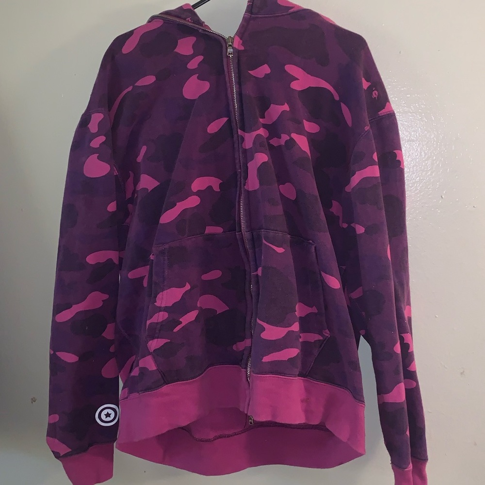 vintage wgm shark purple bape